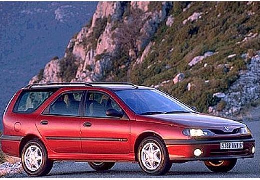 RENAULT Laguna II kombi bordeaux (czerwony ciemny) przedni prawy