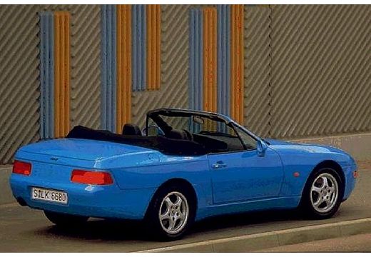 PORSCHE 968 kabriolet niebieski jasny tylny prawy