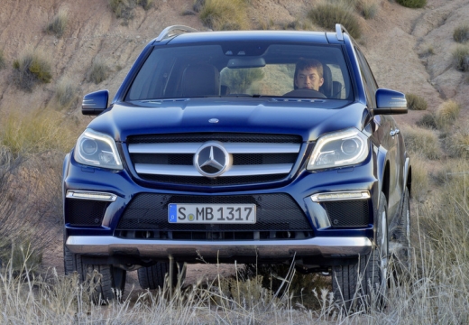 MERCEDES-BENZ Klasa GL kombi niebieski jasny przedni
