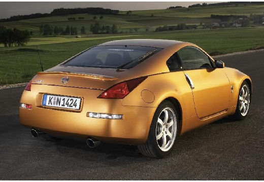 NISSAN 350 Z coupe złoty tylny prawy
