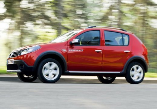 DACIA Sandero I hatchback czerwony jasny przedni lewy