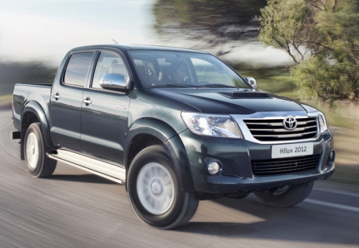 Toyota HiLux V pickup szary ciemny przedni prawy