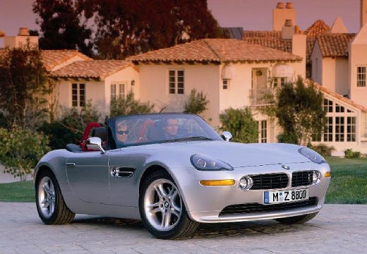 BMW Z8 roadster silver grey przedni prawy