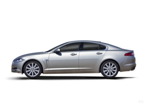 JAGUAR XF II sedan silver grey boczny lewy