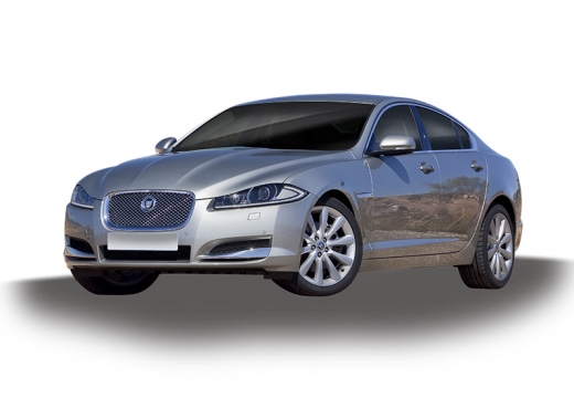 JAGUAR XF II sedan silver grey