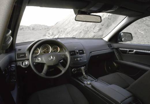 MERCEDES-BENZ Klasa C S 204 I kombi szary ciemny tablica rozdzielcza