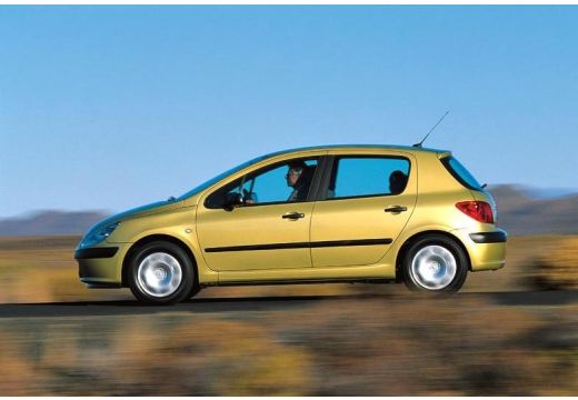 PEUGEOT 307 I hatchback złoty boczny lewy