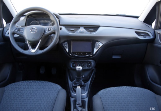 OPEL Corsa E hatchback czarny tablica rozdzielcza
