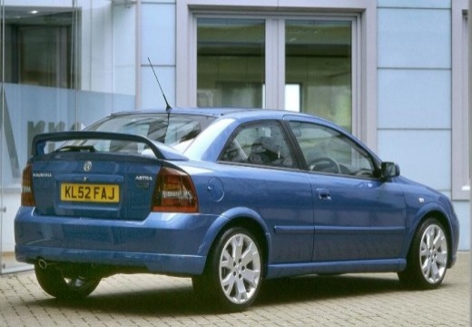 OPEL Astra II hatchback niebieski jasny tylny prawy
