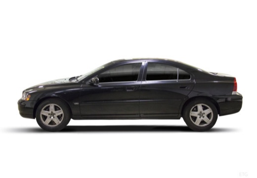 VOLVO S60 II sedan czarny boczny lewy