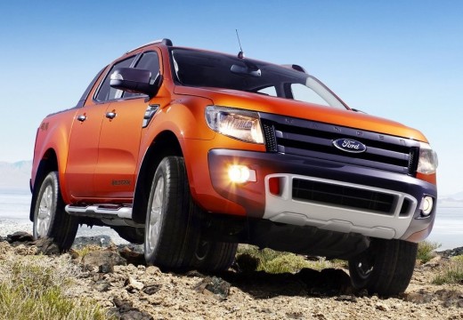 FORD Ranger pickup pomarańczowy przedni prawy