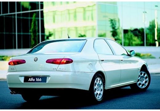 ALFA ROMEO 166 I sedan biały tylny prawy