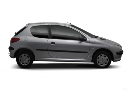 PEUGEOT 206 I hatchback boczny prawy