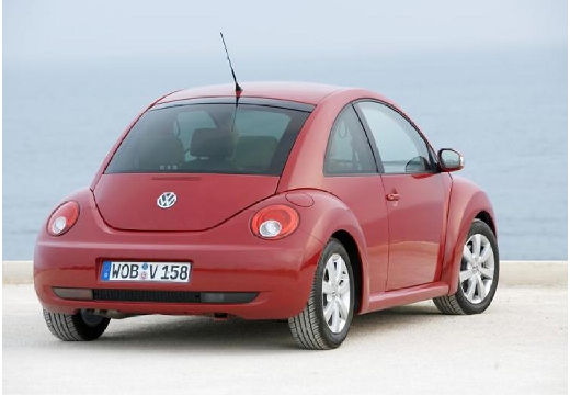 VOLKSWAGEN New Beetle coupe czerwony jasny tylny prawy