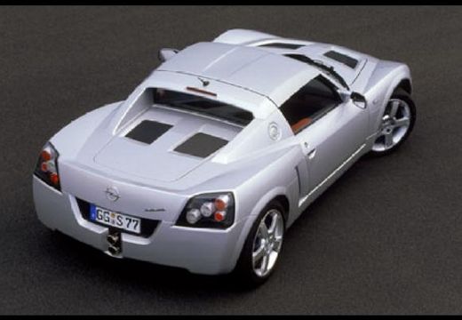 OPEL Speedster roadster silver grey górny tylny