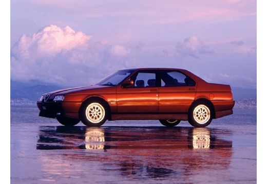 ALFA ROMEO 164 I sedan bordeaux (czerwony ciemny) przedni lewy