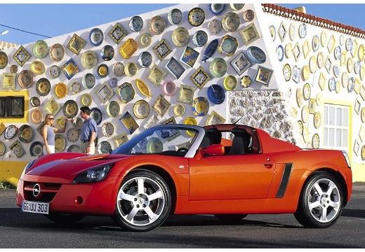 OPEL Speedster roadster czerwony jasny przedni lewy