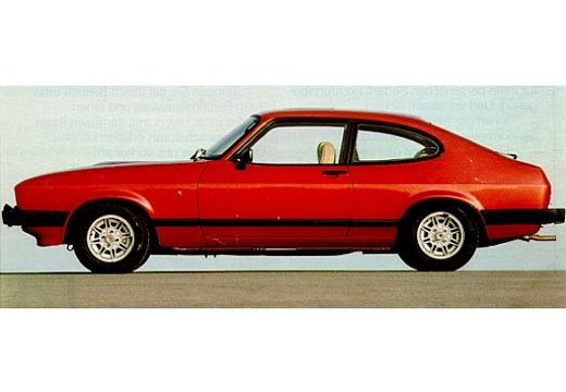FORD Capri coupe czerwony jasny boczny lewy