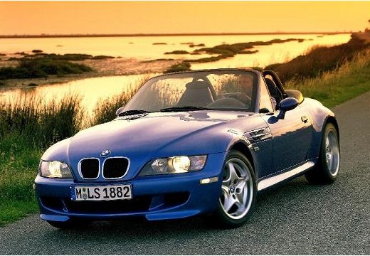 BMW Z3 roadster niebieski jasny przedni lewy