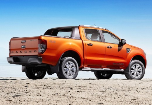 FORD Ranger pickup pomarańczowy tylny prawy