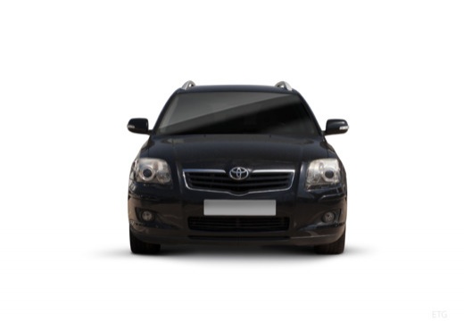Toyota Avensis IV kombi czarny przedni