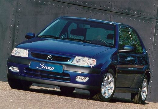 CITROEN Saxo hatchback niebieski jasny przedni lewy