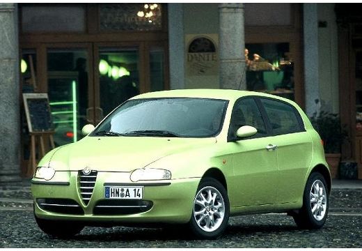 ALFA ROMEO 147 I hatchback zielony jasny przedni lewy