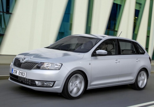 Skoda rapid gray