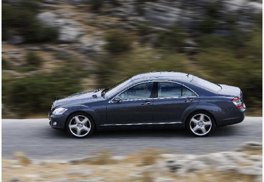 MERCEDES-BENZ Klasa S W 221 I sedan szary ciemny boczny lewy
