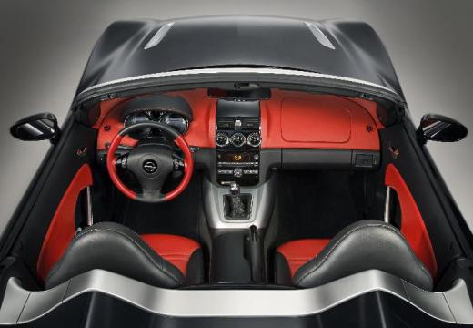 OPEL GT I roadster czarny wnętrze