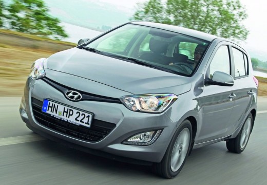 HYUNDAI i20 II hatchback silver grey przedni lewy