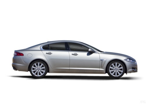 JAGUAR XF II sedan silver grey boczny prawy