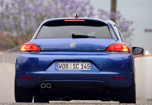 VOLKSWAGEN Scirocco coupe niebieski jasny tylny