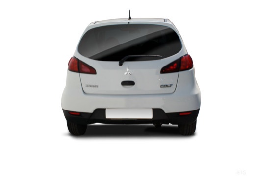 MITSUBISHI Colt VI hatchback biały tylny