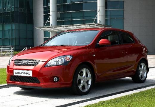 KIA Ceed Proceed II hatchback czerwony jasny przedni lewy