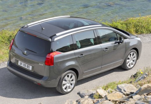 PEUGEOT 5008 I kombi mpv szary ciemny tylny prawy