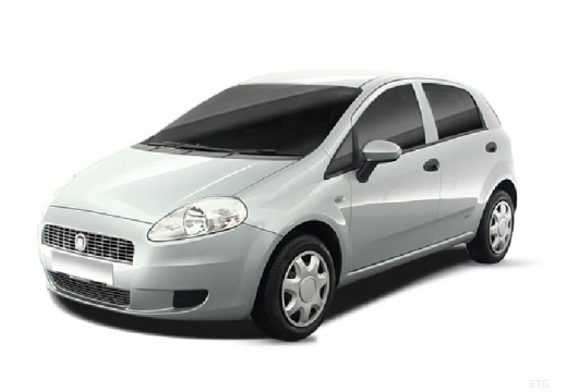 FIAT Punto Grande hatchback silver grey
