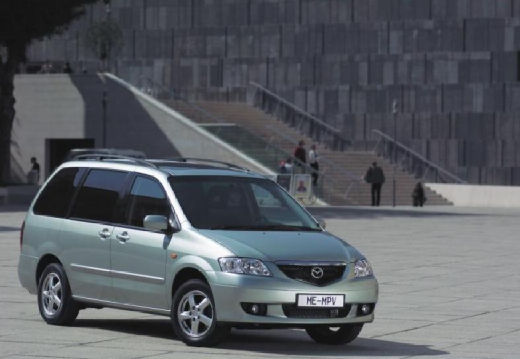 MAZDA MPV van silver grey przedni prawy