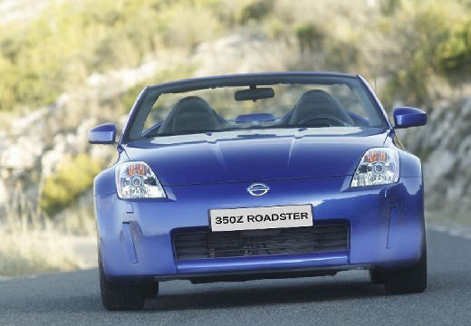 NISSAN 350 Z roadster niebieski jasny przedni