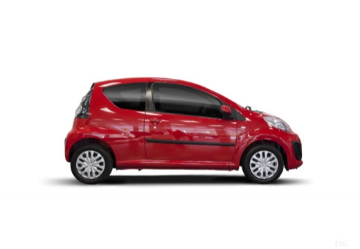 CITROEN C1 III hatchback czerwony jasny boczny prawy