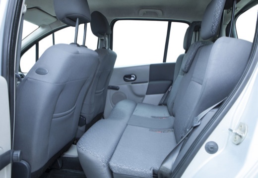 RENAULT Modus hatchback niebieski jasny wnętrze