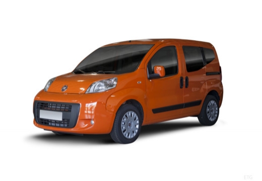 FIAT Fiorino kombi pomarańczowy przedni lewy
