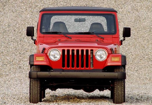 JEEP Wrangler II hardtop czerwony jasny przedni