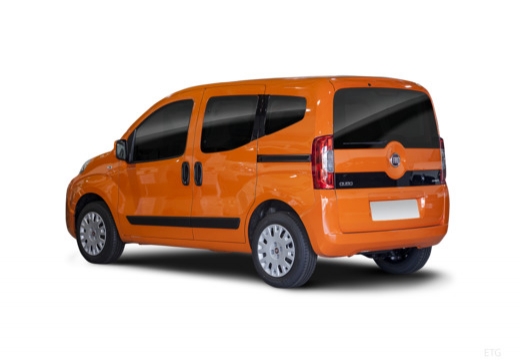 FIAT Fiorino kombi pomarańczowy tylny lewy