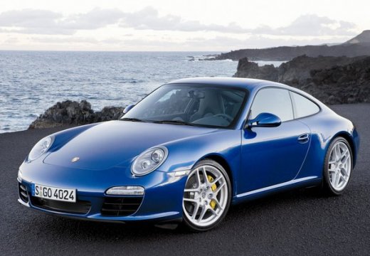 PORSCHE 911 997 coupe niebieski jasny przedni lewy