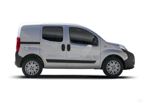 FIAT Fiorino kombi silver grey boczny prawy