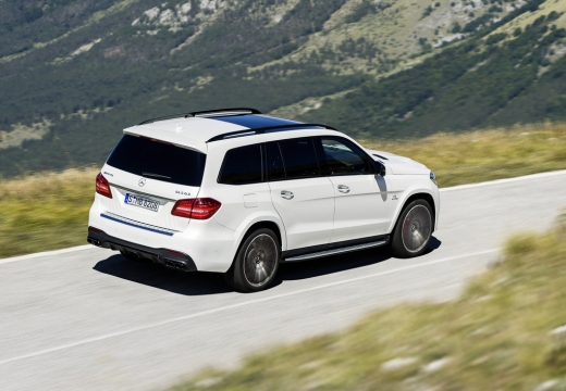 MERCEDES-BENZ Klasa GL kombi biały boczny prawy
