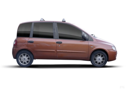 FIAT Multipla kombi pomarańczowy boczny prawy