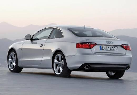 AUDI A5 I coupe silver grey tylny lewy