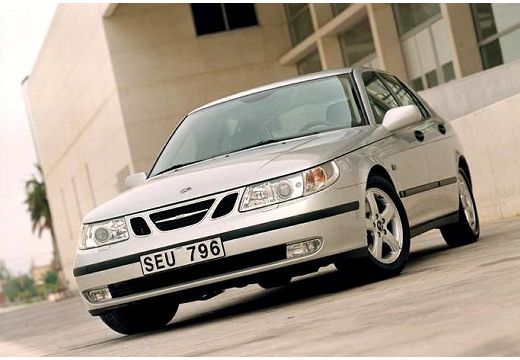 SAAB 9-5 II sedan silver grey przedni lewy